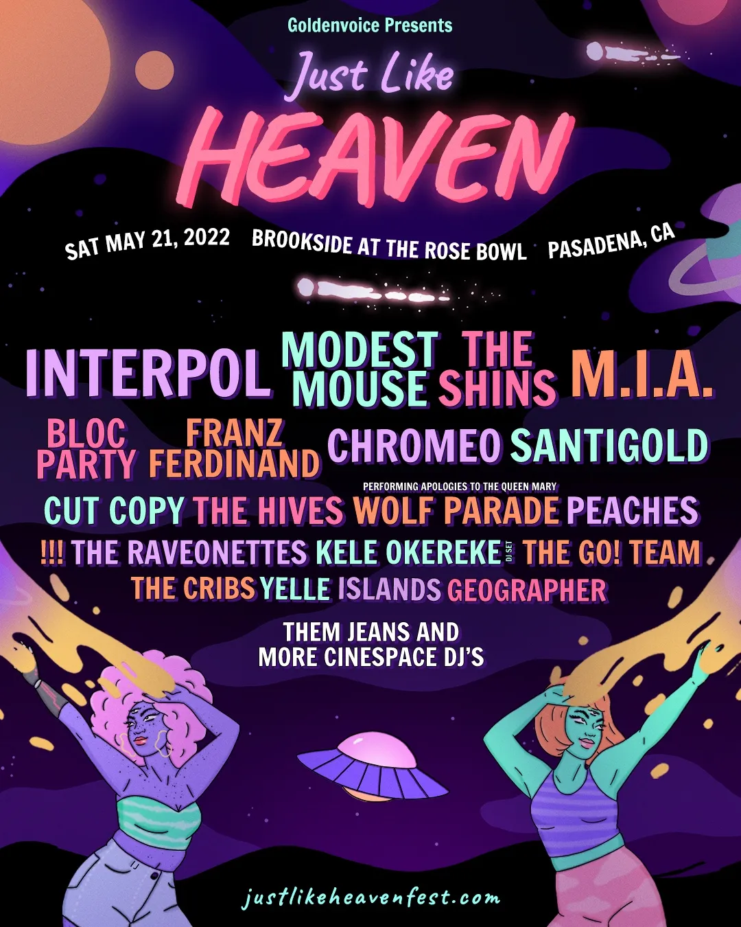 2022 Just Like Heaven Lineup